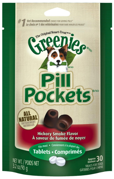 Pill Pockets Hickory Smoke Tablet 30/Pk