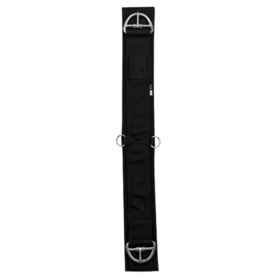 Leather Draft Horse Deluxe Super Cinch, Black, 50