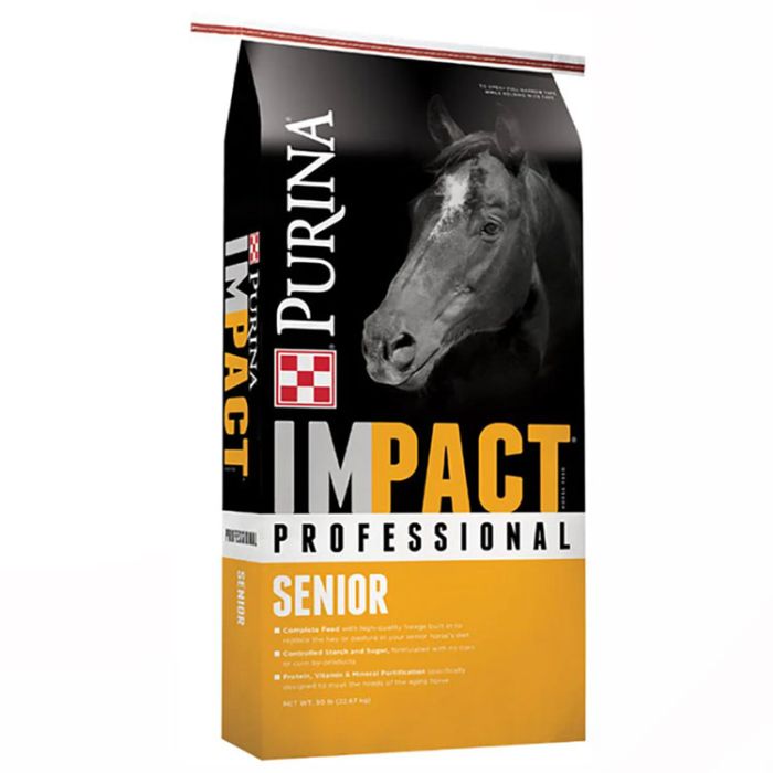 Purina Impact Professional Senior Horse Feed,50 lb
