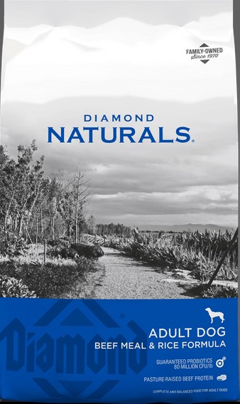 Diamond Naturals Dog Beef Meal & Rice 40 lb.