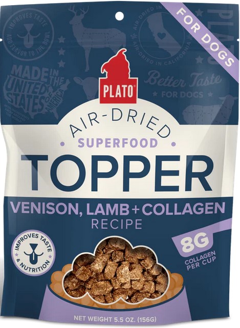 Plato Venison, Lamb & Collagen Food Topper 5.5 oz.