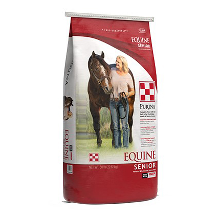 Purina® Equine Senior® Horse Feed, 50 Lb