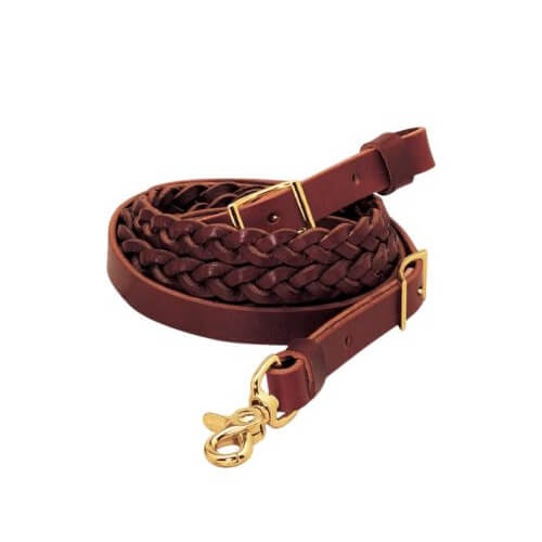 Reins, Roping 5/8" 3 Plt 8'